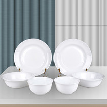 American Conning Glass Cutlery Ice Extraction Lingo Series High Temperature Resistant Glass Bowl Disc set for home upscale