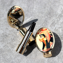 Queen Magic Tricolor Lipstick Long-lasting Moisture Dont Went Dont Dip Cup Fog Face Velvet Lipstick Flat Small Brand