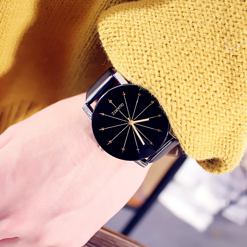 Jam Tangan Fashion Versi Korea Tali Kulit