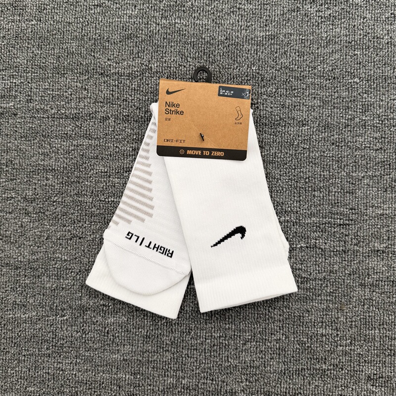 Authentic Nike Strike Mid-Calf Football Socks, Non-Slip, Breathable, Training and Running Sports Socks Dh6620-100