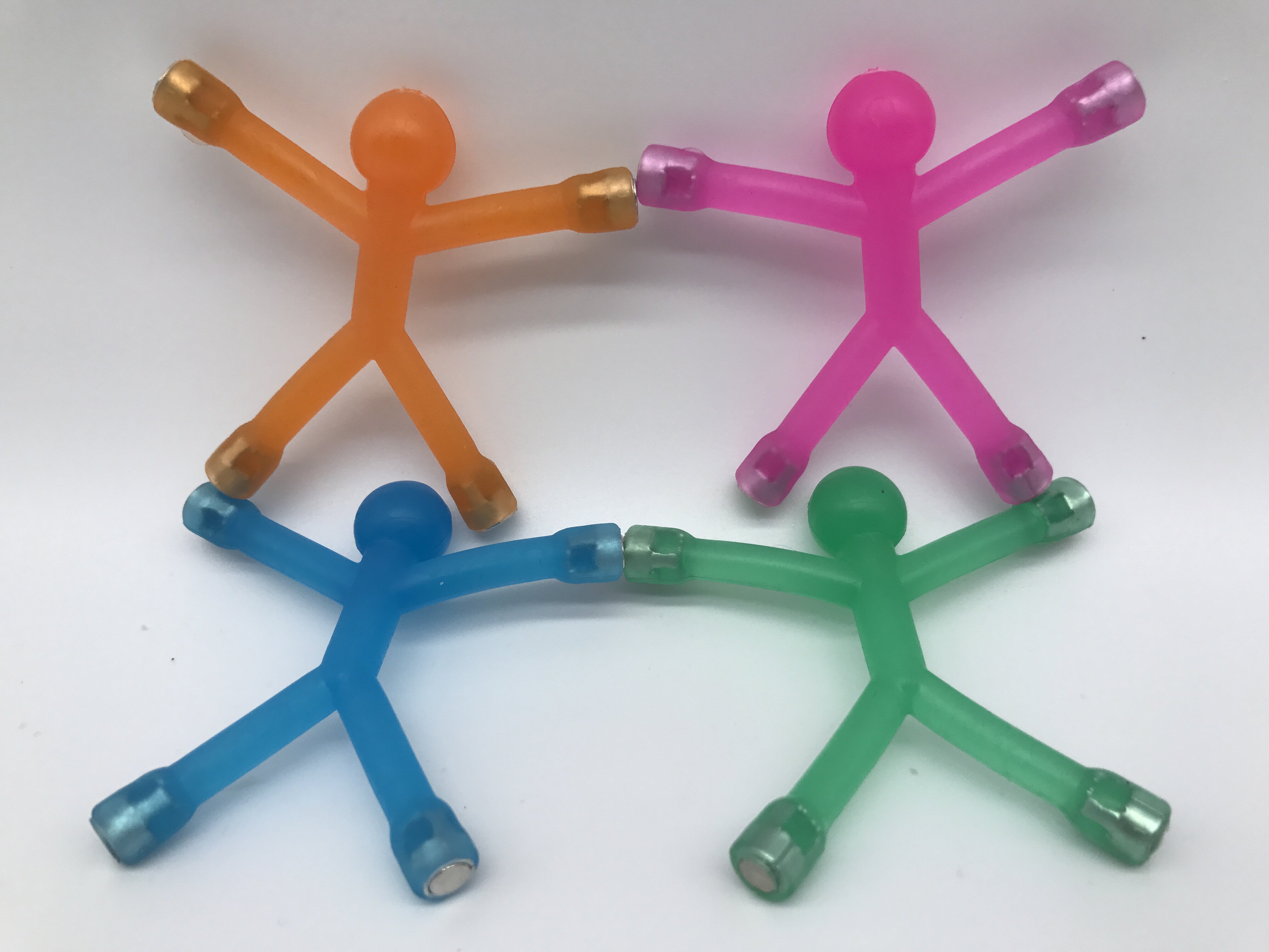 Puzzle Toy Climbing Wall Not Inverted Magnet Small People Translucent Fridge Stick magnetic children Children and boys 61 Children's Day