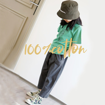 (Persimmon) spot my pants will breathe ultra-thin bamboo cotton 9 points Big butt pants ~ worm ring home