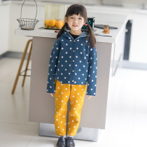 Persimmon childrens clothing (Sewingkids) spot classic replica deer thick knitted set ~ (Insect Sound home