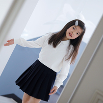 Persimmon childrens clothing ~ (spot) cure three-color basic school standard POLO long sleeve T ~ worm sound home