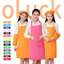 Custom apron Inprint logo Advertisement apron Dingding as work waitress printed embroidered diy apron printed word