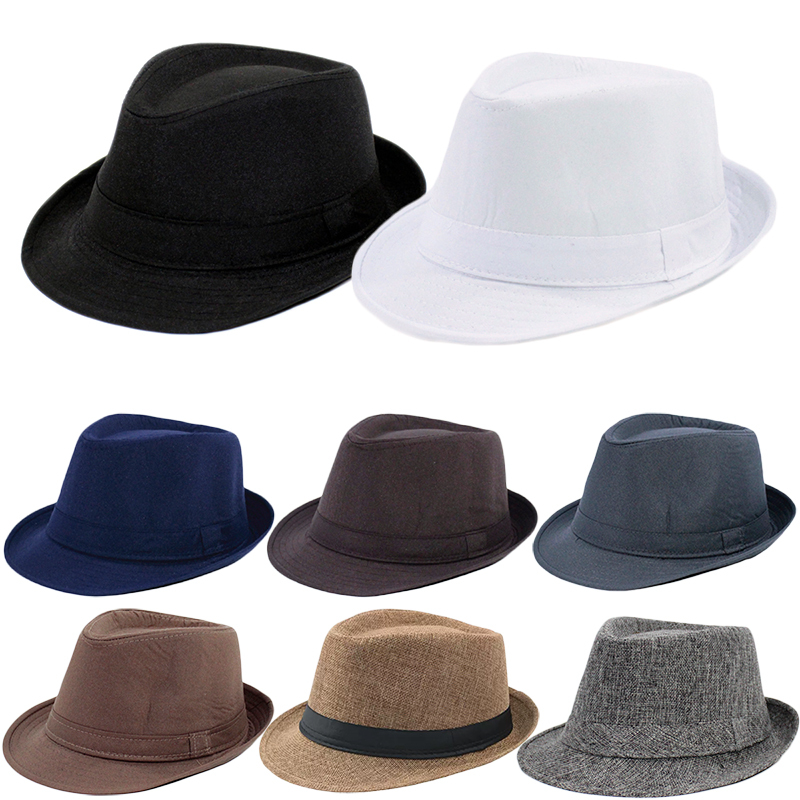 High-End Wholesale Rolled-Brim Panama Jazz Hat, Plain Fabric Hat, Solid Color Hat, Jazz Hat, Cowboy Style High-End Wholesale Rolled-Brim Panama Jazz Hat, Plain Fabric Hat, Solid Color Hat, Jazz Hat, Cowboy Style