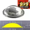 F10 Focus flashlight Acrylic Magnifying glass 50mm Fishing light F10 Night fishing light Fishing light Convex lens lens