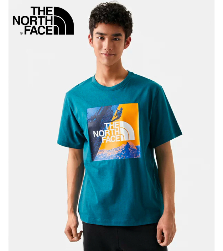 Thenorthface Men's Outdoor Casual Comfortable Pure Cotton Comfortable Breathable Printed Short-Sleeved T-Shirt | 81Mz