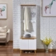 móc giày Bắc Âu với sự kết hợp đa chức năng hiện đại nhỏ gọn cửa tủ gỗ nội sảnh thay đồ - Buồng tủ nhựa đựng quần áo trẻ em