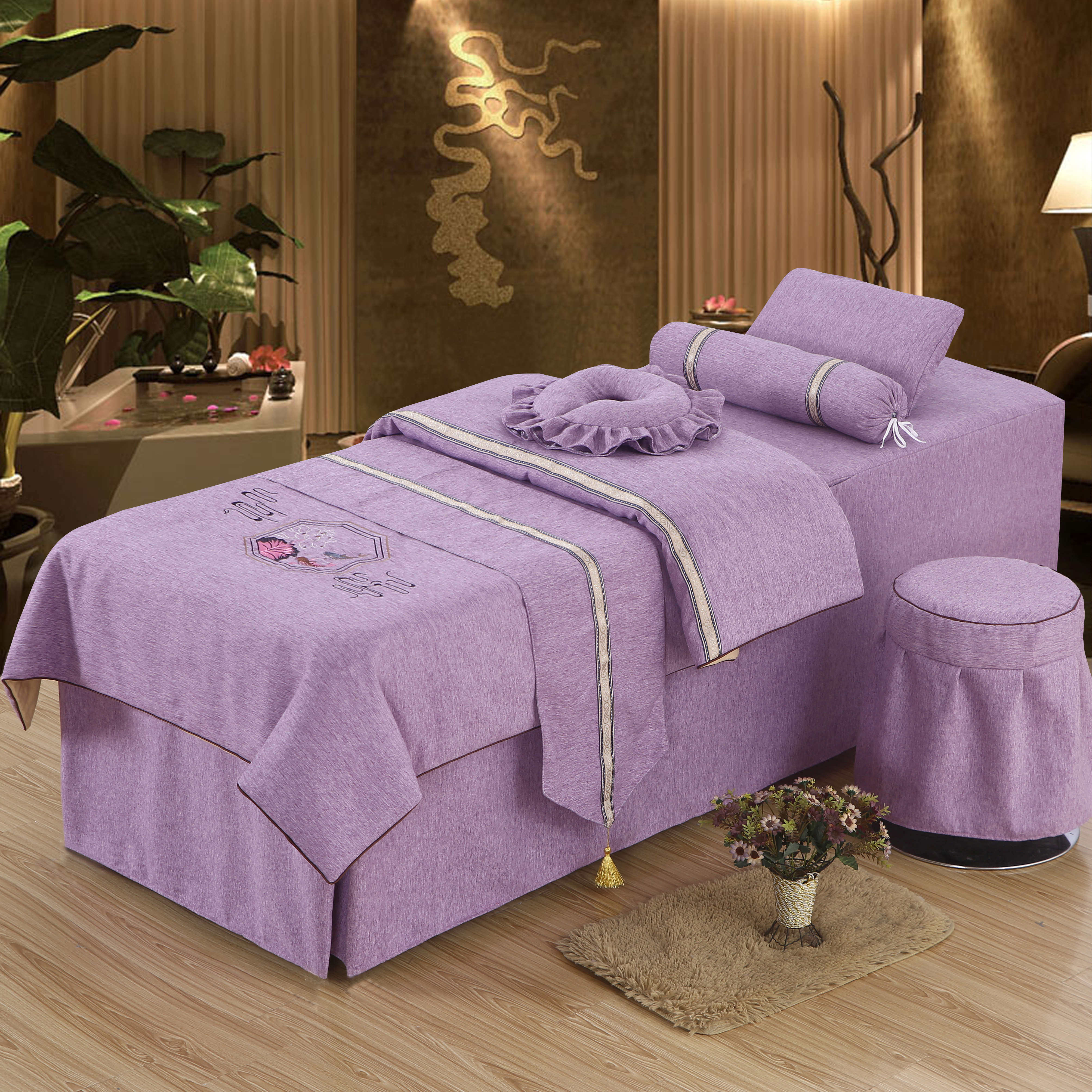 New beauty bed cover with four sets of massage bed cover-Taobao