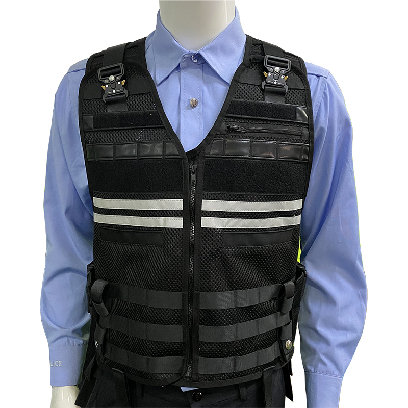 Anti-Stab Vest, Fluorescent Vest, Quick-Release Training Uniform, Duty Unit Workwear, Spray Quick-Release Tactical Mesh Breathable Vest