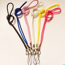 High-end gift mobile phone lanyard fashion woven leather lanyard card set bus student card sling multi-color lanyard
