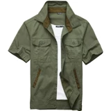 Летний тонкий комбинезон, нарукавники, хлопковый износостойкий дышащий комплект, униформа, рабочая одежда, короткий рукав