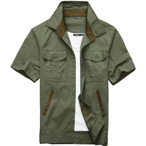 Летний тонкий комбинезон, хлопковая летняя одежда, рабочая одежда, короткий рукав, делается под заказ