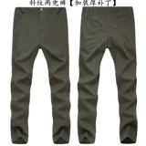 Мужские рабочие износостойкие осенние хлопковые камуфляжные искусственные штаны для работы, свободный крой