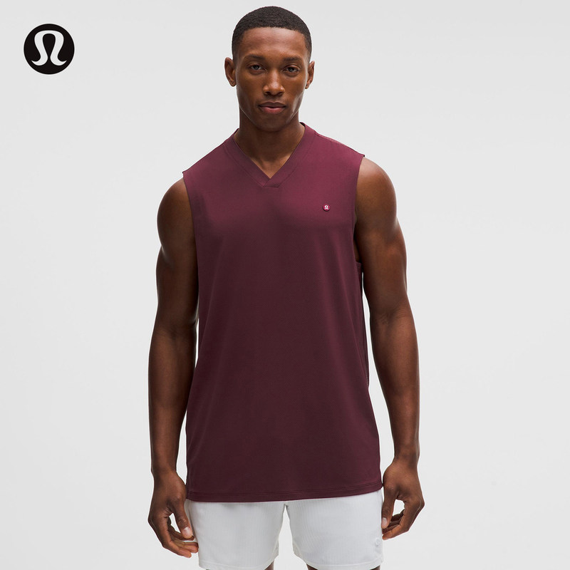Mesh-Paneled Men's Tennis Mesh Patchwork Sports Vest丨Lululemon丨Lm1420S Mesh-Paneled Men's Tennis Mesh Patchwork Sports Vest丨Lululemon丨Lm1420S