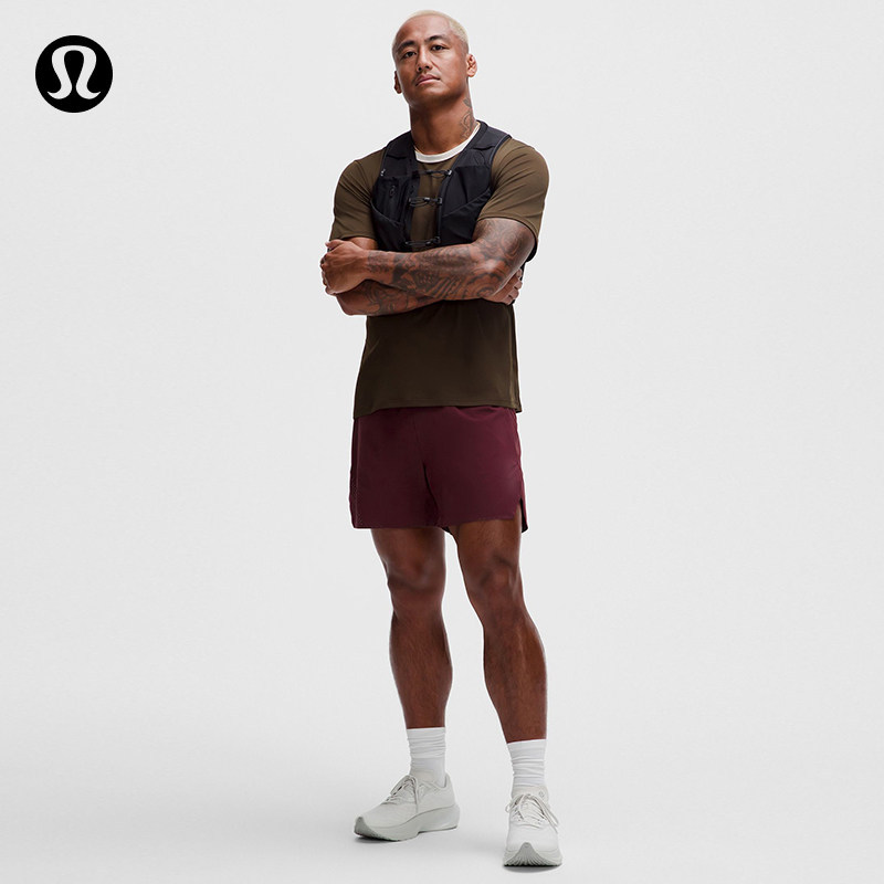 Fast and Free Men's Running Shorts 5 *Lined Version丨Lululemon丨Lm7C49S