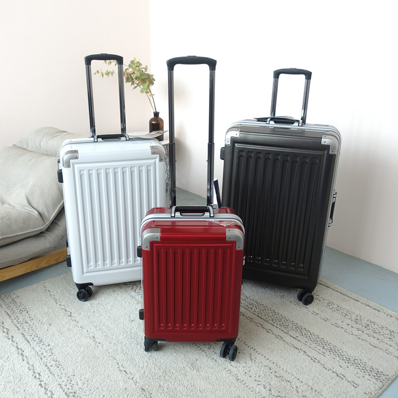 Export to Japan high-grade aluminum frame luggage female boarding case suitcase mute universal wheel checked trolley case male