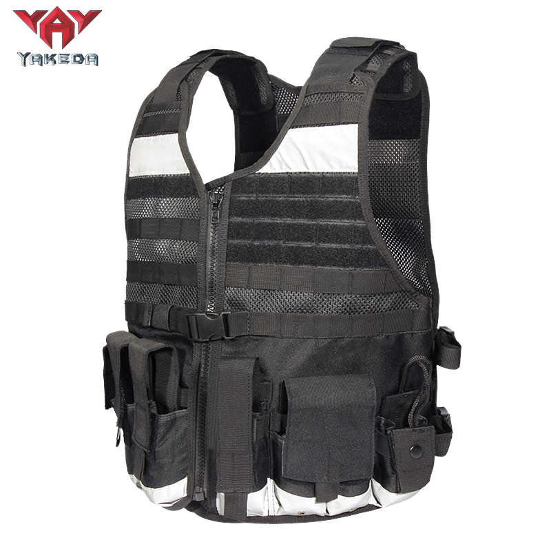 Jacoda Traffic Conco Reflective Vest Horse Chia Nightlight Sanitation Outdoor Site Diligent Anti-Stab Clothing Mesh Removable