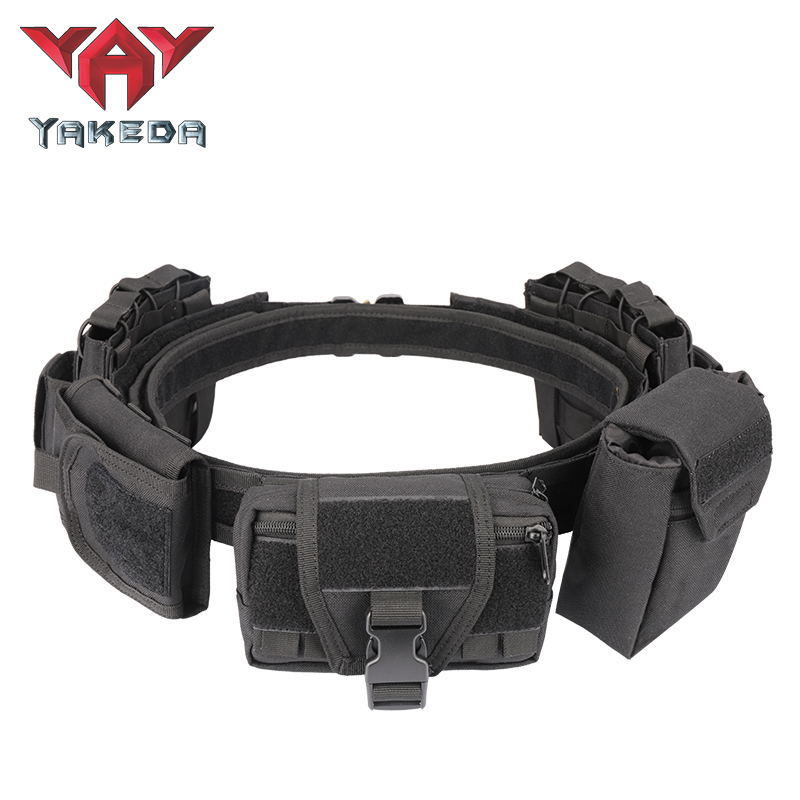 Jacoda Tactical Belt Traffic Line Multifunctional Combined Patrol Outdoor CS Equipment of waist pocket