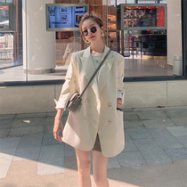 chic small blazer women Autumn 2020 new Korean temperament popular Net red British style loose casual suit