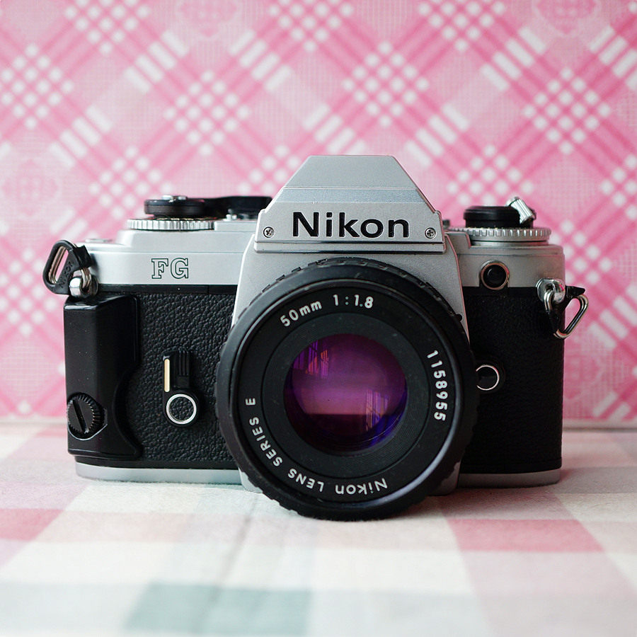 Nikon NIKON FG 50 1 8 large aperture lens metal negatives Single eye camera price-performance ratio higher than FM2