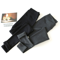 Autumn pants Women in pure cotton glint with autumn and winter mid-to-lower thick heating Develed underwire bottom line pants cotton wool warm trousers