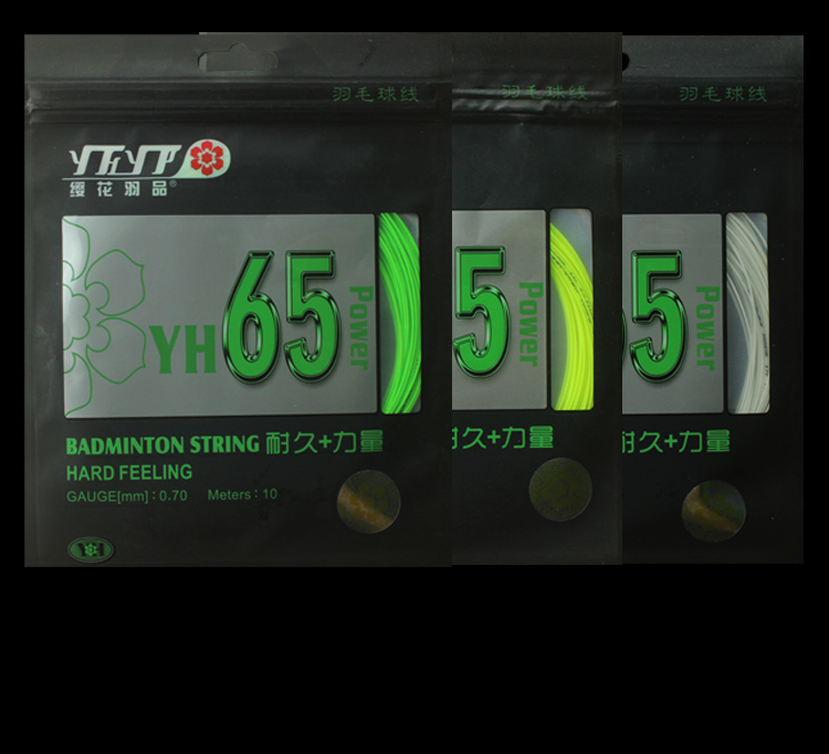 Cherry Blossom Tassel Flowers YH65POWER Badminton Line 65P Single Line 10 m BG65 Type Resistant Line