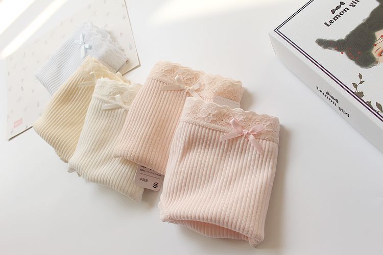 4 eo cao thoải mái cotton thoáng khí mùa thu và mùa đông chất béo chị đồ lót kích thước lớn bông tam giác nữ đồ lót