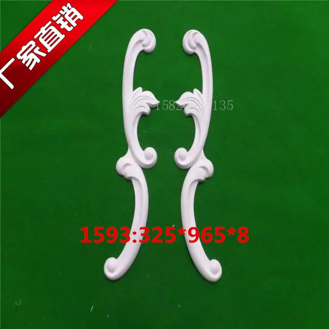 485 đồ nội thất nhựa hoa tủ Châu Âu phẳng đồ nội thất hoa chân xử lý side cột hoa phụ kiện