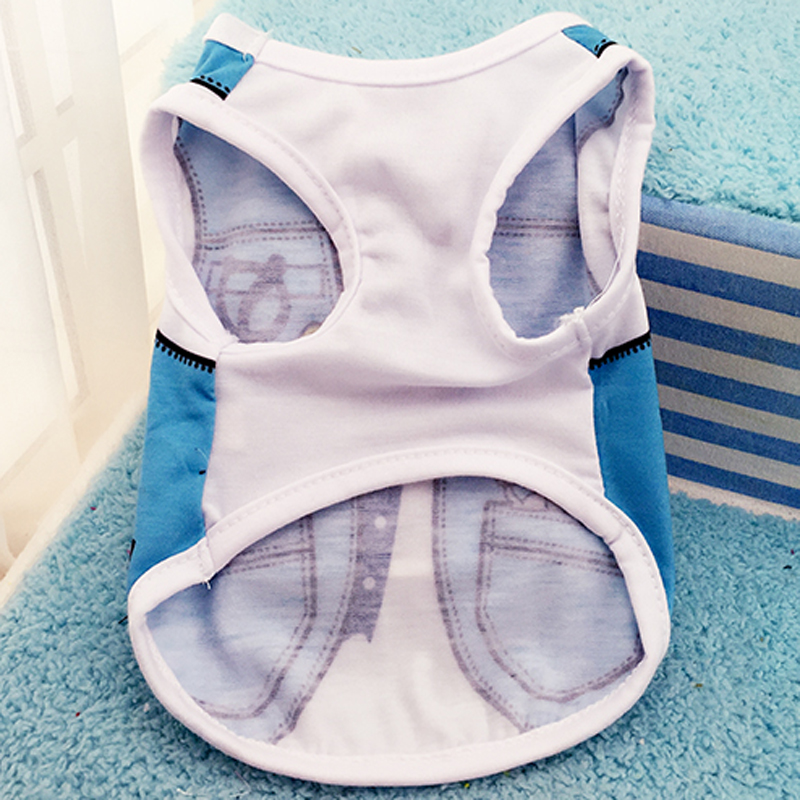 Quần áo cho chó mùa xuân và mùa hè với hai mảnh giả mỏng Teddy hơn trang phục Panda áo vest chó nhỏ và vừa - Quần áo & phụ kiện thú cưng áo của chó