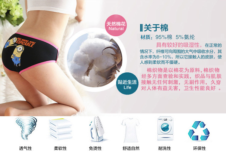 Slip jeunesse en coton - Ref 666611 Image 10