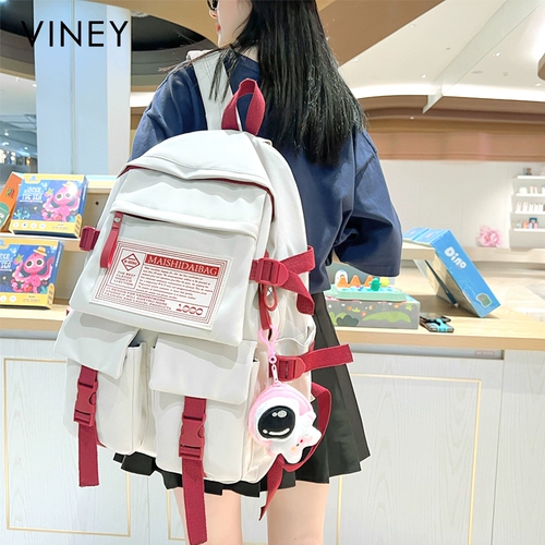 Viney Школьный рюкзак, сумка через плечо, вместительная и большая сумка для путешествий, для средней школы, подходит для студента