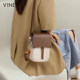 Viney bolso para teléfono móvil bolso de mujer 2025 nuevo bolso cruzado Otoño e Invierno de gama alta mini bolso de hombro pequeño ligero de cuero