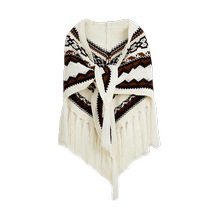 Viney shawl scarf womens winter 2024 new outer woolen travel cloak high-end ethnic style cloak