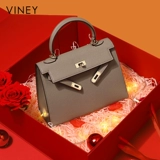 Viney Летняя портативная сумка через плечо, изысканный стиль, из натуральной кожи