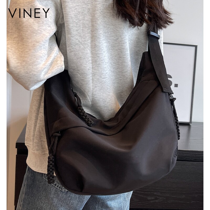 Viney Women's 2025 New Arrival Commuter Tote Bag Large Capacity Shoulder Canvas Bag For Spring And Summer - Thumbnail 4