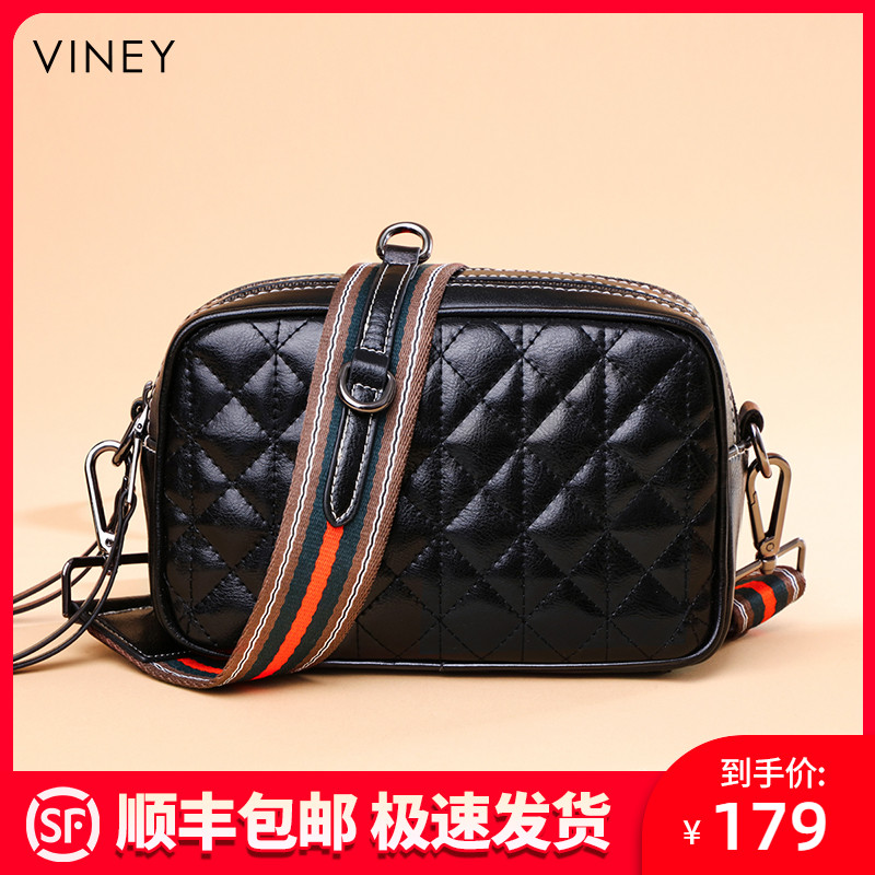 Viney Packs Bag Women Packs New 2021 Fashion Genuine Leather Single Shoulder Bag Small Bag 2022 Diagonal Satchel 100 Hitch Surge