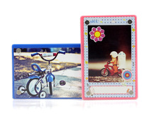 Pat-up 3-inch photo-frame fridge with magnetic suction photo-frame creative color photo frame acrylic magnetic paste