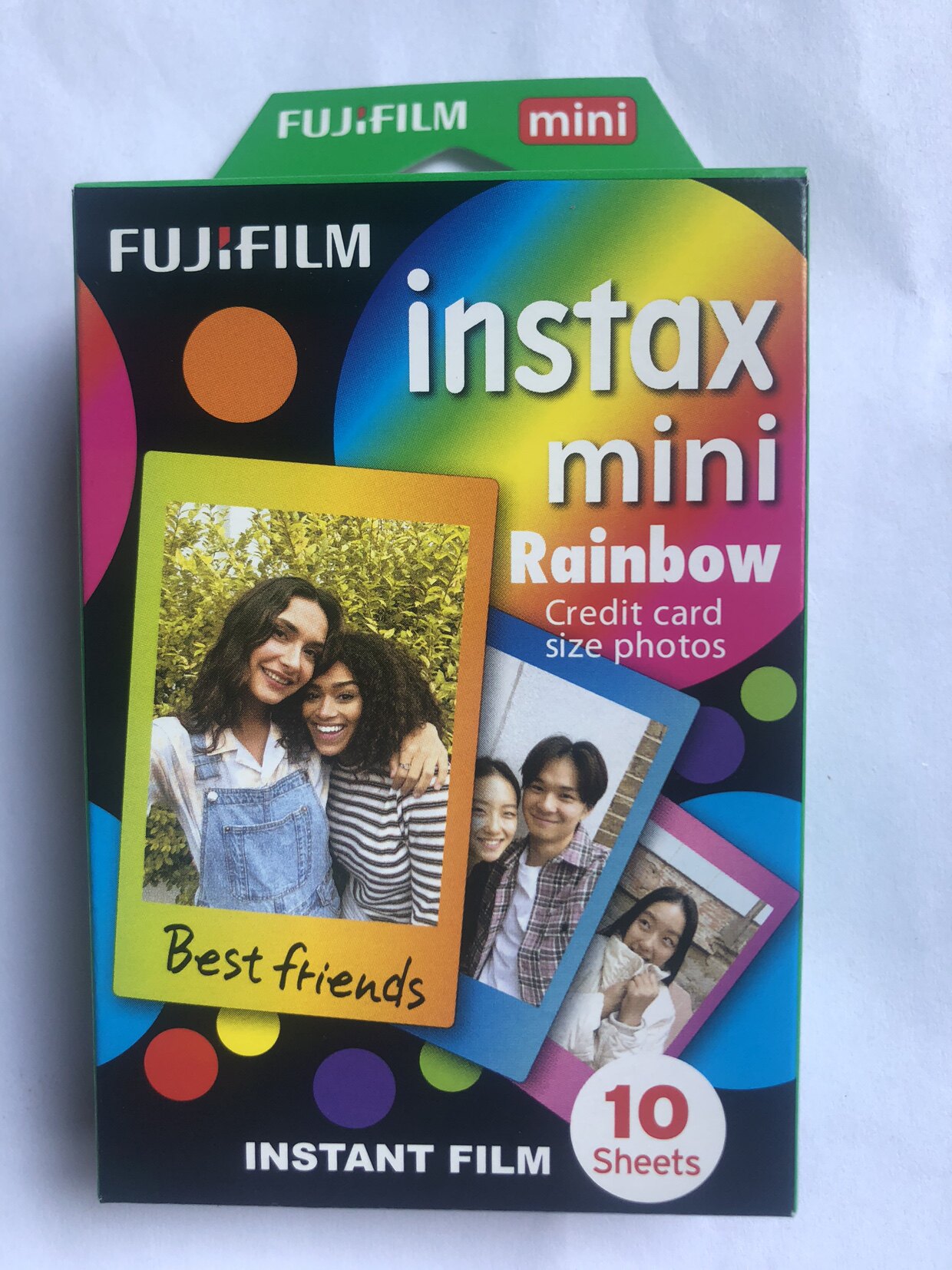 Pat-up-phase paper Rainbow lace mini12 9 8 11 7 25 25 40 90 90 imaging white edge paper-Taobao