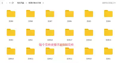 Package 8600 songs in batches and send them to Baidu network disk with no more than 500 files in each folder