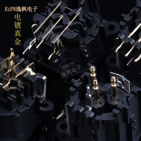 Xlr Connector Three-Pin 90-Degree Angled Male and Female Connectors Microphone Audio Balanced Connector 180-Degree Straight Plug Xlr