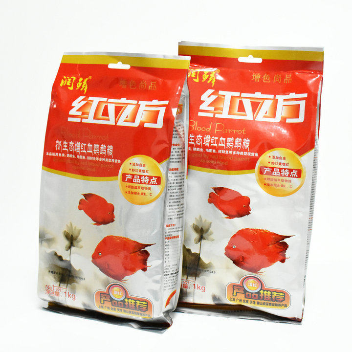 Red Cube Proposed Ecological Blood Parrot Red Fish Feed Map Merchants Universal Fish Food 1kg Bagged Grain-Taobao