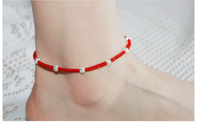 Chaine de cheville Femme en Argenterie - Ref 3103949 Image 15