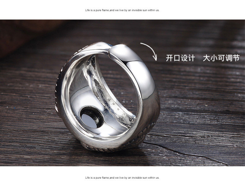 Bague homme en Argenterie - Ref 3086633 Image 18