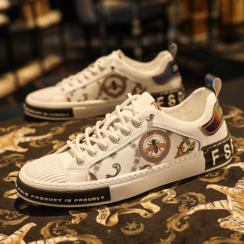 European Men's Shoes with a High-End Feel, Trendy Brand Genuine Leather Versatile Sports Sneakers, Stylish Men's Summer 2026 New Model