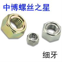 GB6184 fine metal self-locking jam nut M10M12M15M16M18M20 * 1 1 25 1 5