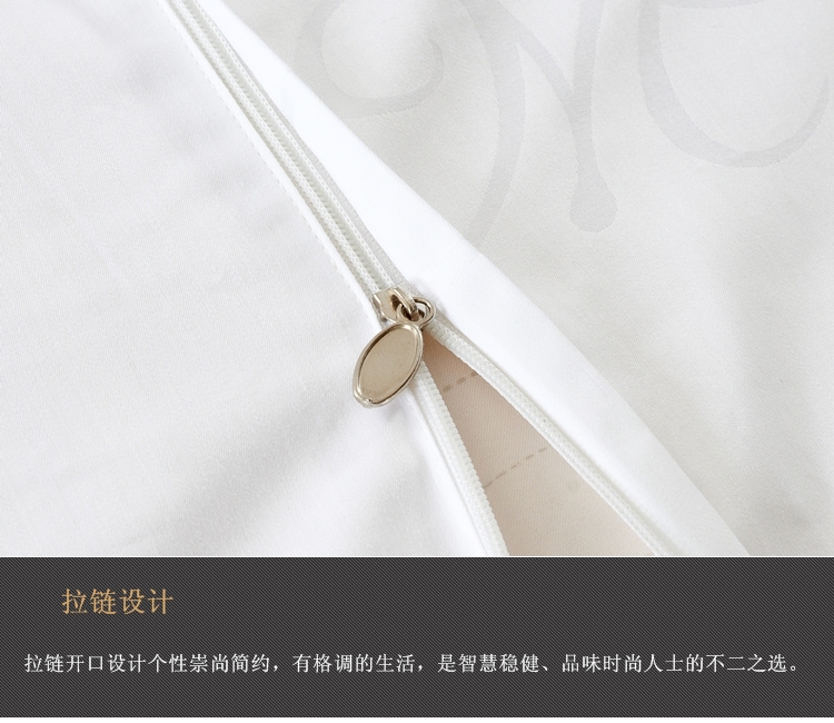Bộ đồ giường khách sạn năm sao màu trắng satin satin khách sạn giường và bữa sáng khách sạn tùy chỉnh bốn mảnh - Bộ đồ giường bốn mảnh chăn đệm