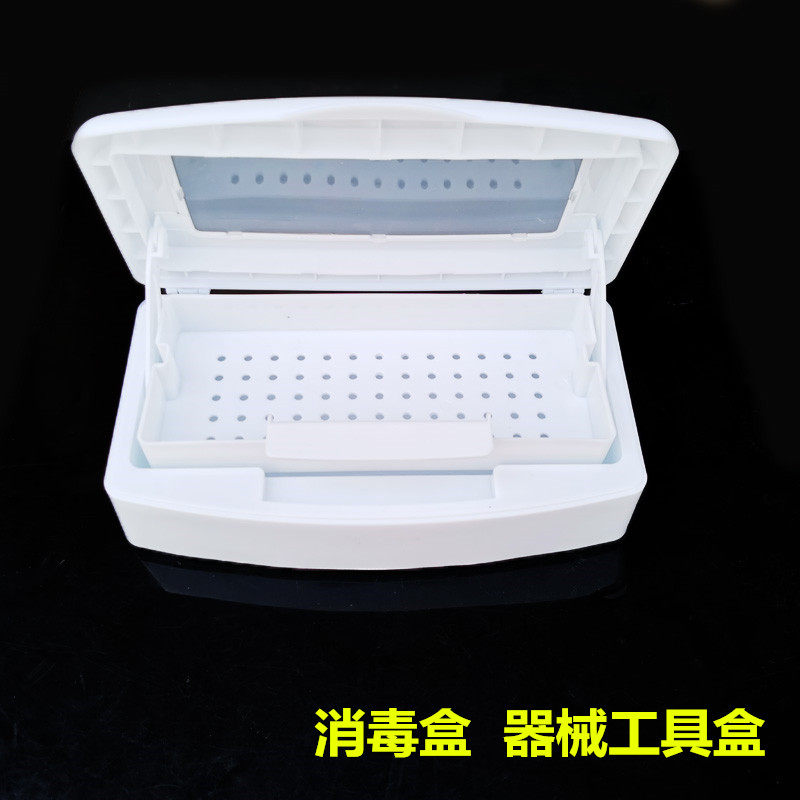 Manicure tool box storage box storage box thermometer disinfection box thermometer equipment alcohol disinfection box