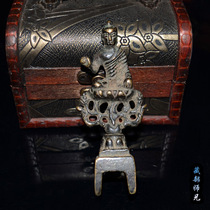 (Tibetan Buddhism) Tantric Buddha statue Tibetan Tiantian Ancient Sakyamuni Buddha is enshrined as a god